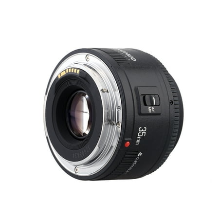Yongnuo YN35mm F2 Lens 1:2 AF / MF Wide-Angle Fixed/Prime Auto Focus Lens for Canon EF Mount EOS