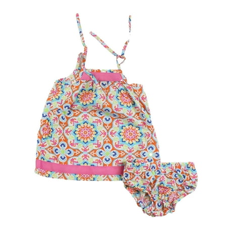 

Pre-owned Hanna Andersson Girls Pink | Multi Dress size: 6-12 Months