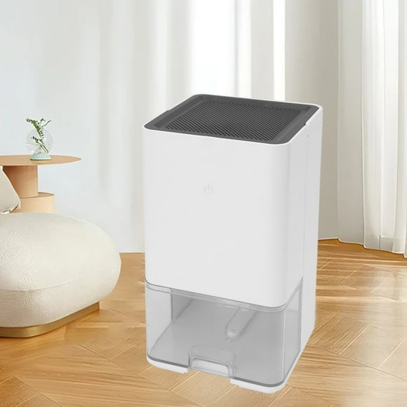 Dehumidifier, Clothes Drying Bedroom Dehumidifier 1.2L Water Tank for Garage US Plug