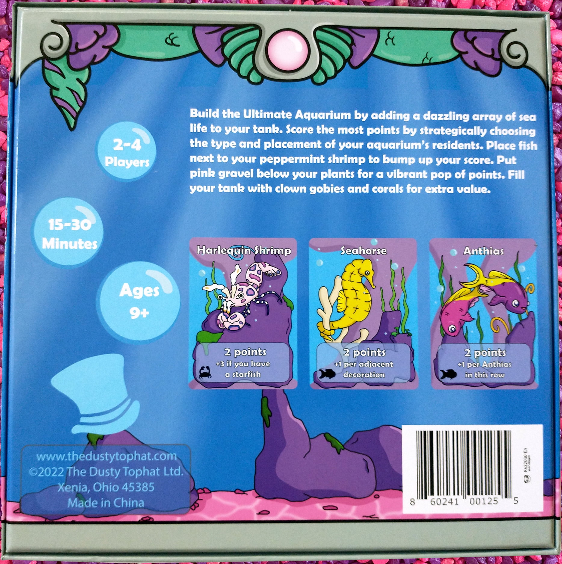 Ultimate Aquarium - An Easy and Strategic Aquarium Building Card Game for All Ages; 2-4 Players
