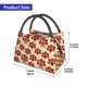 thumbnail image 2 of Fotbe Thanksgiving Sketch Turkey Bolsa Térmica Portátil con Estampado, Bolsa de Entrega de Alimentos Aislada, Bolsa Reutilizable de Gran Capacidad para Comidas y Supermercado, 2 of 6