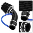 thumbnail image 2 of 76mm 3 Inch Universal Car Cold Air Intake Filter Aluminum Induction Hose Pipe Kit Red, 2 of 3