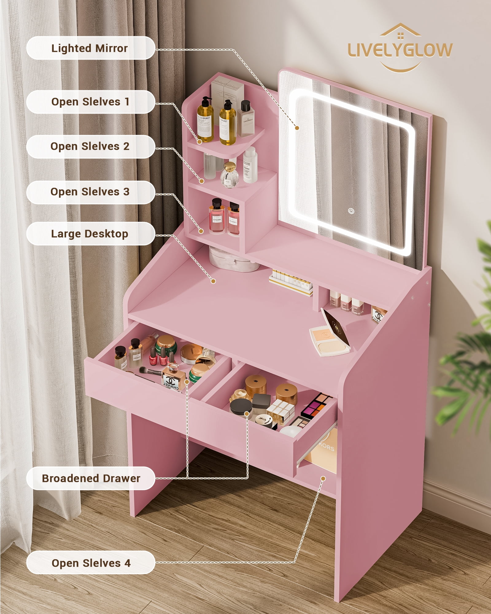 JULIE VANITY DESK　 8bdc3491-6520-4eba-8c05-