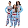 thumbnail image 4 of Conjunto de pijama de muñeco de nieve de Navidad a juego con lindo muñeco de nieve estampado de manga larga para padres e hijos, 4 of 5