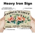 thumbnail image 3 of Flower Market Metal Tin Sign Open Daily Vintage Metal Poster Wall Decor Flower Shop Sign Wall Art Poster for Flower Shope Market Bedroom Living Room Garden Retro Indoor Decor Gifts 1 pc, 3 of 7