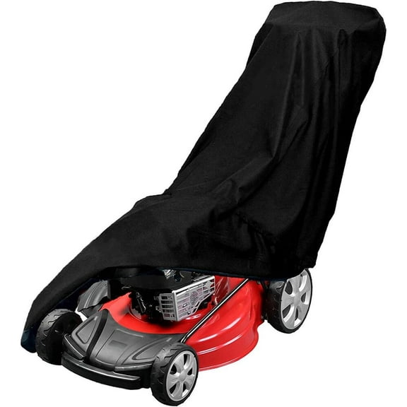Waterproof Lawn Mower Cover Heavy Duty UV Protector for Push Mower Universal Fit