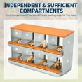 thumbnail image 2 of GloryStar Egg-Safe Nesting Boxes for Chickens, Convenient Chicken Laying Boxes for Coops, Easy to Install and Maintain with Smooth Cleaning Surfaces, 2 of 7