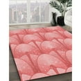 thumbnail image 3 of Ahgly Company Machine Washable Indoor Rectangle Transitional Pastel Pink Area Rugs, 3' x 5', 3 of 7