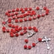 thumbnail image 3 of Collar De Cuentas De Rosario Para Hombres, Mujeres, Niños, Medalla, Católico Romano, Oración Religiosa Cristiana, Crucifijo, Regalos De Bautismo Cristiano Advancent AP006157-01, 3 of 6