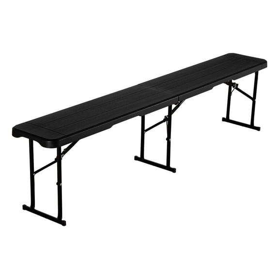 6 ft Folding Table Set, 2 Pack Portable HDPE Folding Tables for Outdoor Picnic