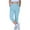 Light Blue, variant on lmcalzta Capri Pants for Women Stretch High Waisted Crop Office Work Pants Summer Casual Capris Slacks Yoga Dress Pant
