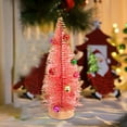 thumbnail image 4 of VANLOFE 25CM/9.8in Small Christmas Trees Tabletop Ornament Mini Artificial Christmas Trees Decor Merry Christmas, 4 of 8