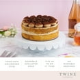 thumbnail image 3 of Twine White Metal Cake Stand, 3 of 8