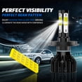 thumbnail image 3 of For Honda Civic Hatchback 2-Door 1992-2003 LED Headlight High Low Light Bulbs 2x, 3 of 9