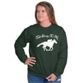 thumbnail image 4 of Talk Derby Me Kentucky Racing Sweatshirt for Men or Women Brisco Brands 2X, 4 of 6