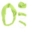 thumbnail image 3 of Ofertas Únicas 1 Pc Diadema Cruzada Elástica Sencilla Sólida para Mujeres Verde Fluorescente, 3 of 6