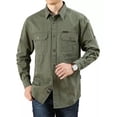 thumbnail image 2 of Camisa Casual Cómoda De Trabajo Al Aire Libre Para Hombre, 2 of 5