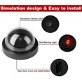 thumbnail image 2 of Dummy Security Dome Cameras with Flashing LED Lights Black(2pcs, black), 2 of 5