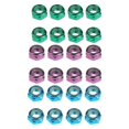 thumbnail image 3 of 24Pcs Skateboard Truck Wheel Axle Screw Nuts Longboard Hardware Accessories, 3 of 5