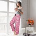 thumbnail image 5 of Bixox Women's Pink Glitter Patterned Pajama Pants Loungewear, 5 of 5
