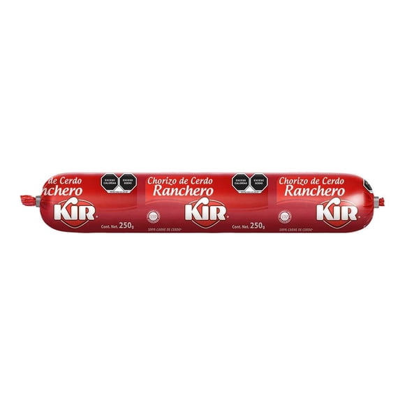 Chorizo de cerdo Kir ranchero 250 g