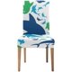 thumbnail image 2 of Funda protectora para silla ABPHQTO diseño de delfines bonitos para comedor juego de 6, 2 of 4