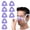 Purple, variant on YXMEIGUO 8 Pack Nasal CPAP Mask Liners Compatible with AirFit N20 Nasal Mask Cushions, Reusable Soft Thin & Comfortable Mask Covers, Reducing Facial Redness Enhanced Comfort, Gray