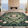 thumbnail image 2 of Design&I 2'x3' Ultra Soft Door Mat, Funky Botanical Abstract Boho Occult Wildflower Surreal Aesthetic None Fluffy Washable Easy Care Indoor rug for Bedside Entryway, 2 of 7