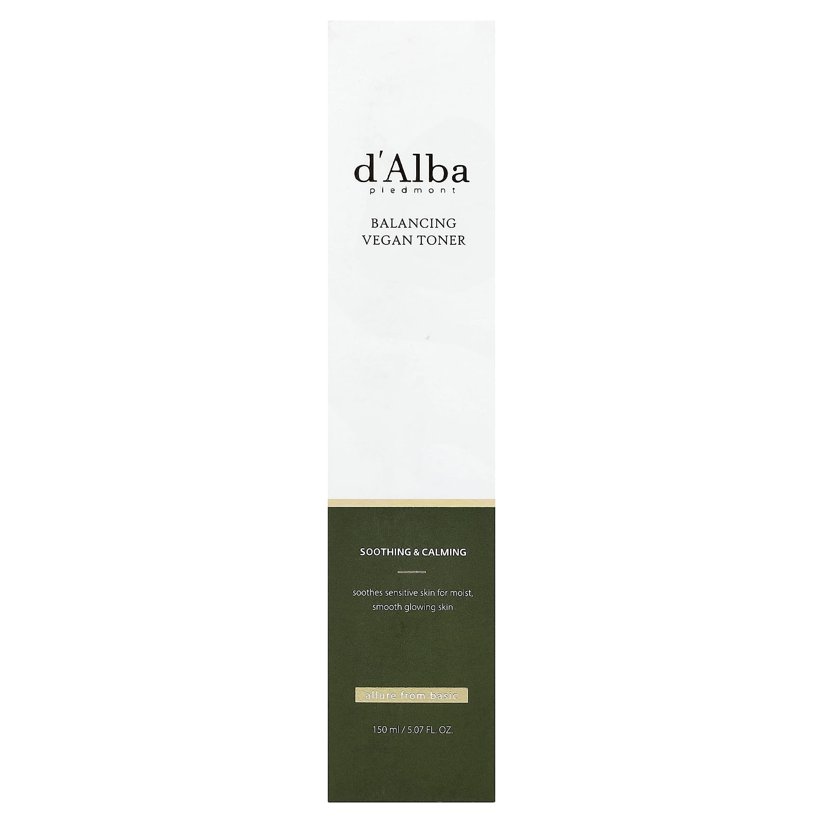 d'Alba Balancing Vegan Toner, 5.07 fl oz (150 ml)