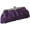 Purple, variant on Women's Satin Clutch Purse Pleated Crystal Evening Handbag Shoulder Bag
