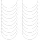 thumbnail image 1 of 25 pares de aros de acero inoxidable para sujetador. Sujetadores con aros que no deforman. Accesorios para uso personal, talleres de costura o para la confección de ropa., 1 of 6