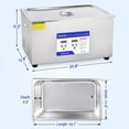 thumbnail image 6 of Seeutek Ultrasonic Cleaner, 22L with Digital Timer & Heater, Professional Stainless Steel Ultrasonic Jewelry Cleaner for Glasses Watch Rings Small Parts Circuit, 6 of 9