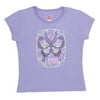 Hanes - Girl's Sparkly Graphic Tee Shirt