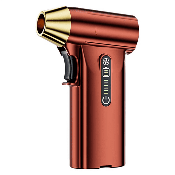 Ventilador de Chorro de Aire Turbo Violento 130000 RPM, Motor Sin Escobillas, Soplador Aire Turbofán Portátil para Teclado de Computadora, Exterior, Automóvil, Hogar, Color Rojo