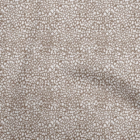 oneOone Viscose Chiffon Brown Fabric Animal Skin Sewing Fabric By The Yard Printed Diy Clothing Sewing Supplies 42 Inch Wide