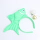 thumbnail image 4 of EeaseMX Diadema de pez dorado estereoscópica con forma de animal, tocado para niños, disfraz de fiesta de jardín de infantes, Halloween, cosplay, espectáculo de cabello (verde), 4 of 8