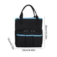 thumbnail image 3 of Homekingdee Gardening Tool Storage Bag - Multi Pocket Tote Bag with Printed Design, Soft Oxford Cloth for Garden and Home Use, Accessories Not Included, 3 of 6