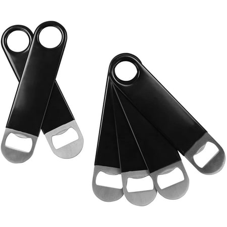 

8 Packs Bar Bottle Opener Stainless Steel Flat Beer Bottle Opener - -