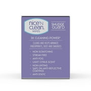 Nice N Clean Smudgeguard Glasses Cleaning Wipes, Pre-Moistened Lens Wipes (100)