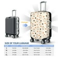 thumbnail image 5 of Goofa Milk Tea Pattern Luggage Covers For Suitcase,Suitcase Cover Protector Fit 18-32 Inch Luggage-Large, 5 of 9