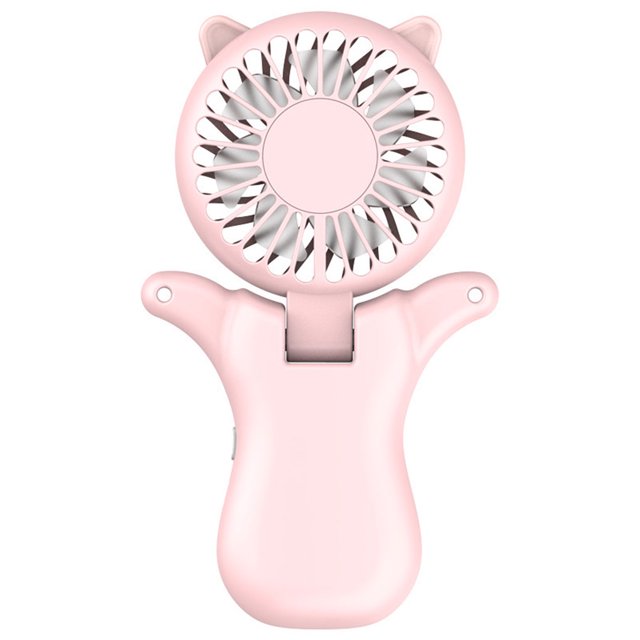 Ventilador portátil ajustable de ángulo 3 velocidades de viento Mini ventilador eléctrico de bajo ruido Dispositivo de enfriamiento de verano Scienceny HA6980-02B