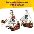 thumbnail image 6 of LEGO Creator 3 in 1 Iconic Pirate Ship Toy - Building Set for Boys & Girls, Ages 9+ - With 5 Minifigures - Gift for Kids' Birthdays - 31387, 6 of 7