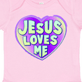 thumbnail image 4 of Inktastic Jesus Loves Me Boys or Girls Baby Bodysuit, 4 of 5