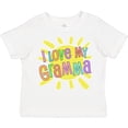 thumbnail image 3 of Inktastic I Love My Gramma- Sun and Rainbow Letters Boys or Girls Toddler T-Shirt, 3 of 5