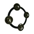 thumbnail image 2 of Cymbal Hi Hat Tambourine Single fila multipropósito para tambor de tambor Sonido brillante con campanas para un conjunto de niños para adultos KTV KTV negro, 2 of 8
