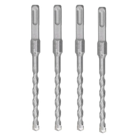 

4Pcs Hammer Rock Drill Bit Sturdy Durable Efficient Convenient Square Shank Drill Bits