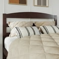 thumbnail image 6 of AFI Warren 14" Queen Wood Platform Bed Frame with Slatted Headboard, Walnut, 6 of 12
