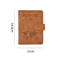 thumbnail image 3 of Porta Pasaporte Funda Protectora Espacio Para Visa Rfid Viaje Camello, 3 of 3
