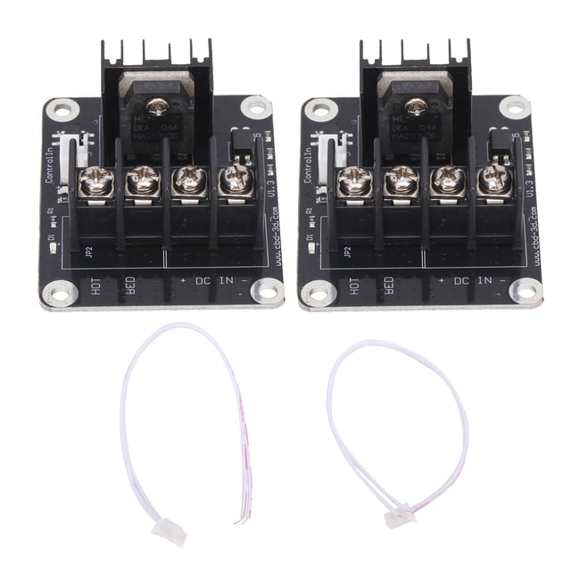 Module d'Alimentation pour Lit Chaud d'Imprimante 3D, Module d'Alimentation pour Lit Chaud Haute Puissance Universel 2 Pcs Module d'Alimentation pour Lit Chauffant d'Imprimante 3D pour Industrie