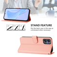 thumbnail image 5 of Wallet Case Compatible for Samsung Galaxy A05 4G, PU Leather Magnetic Closure Protective Flip Folio Case with 3 Card Holder and Wrist Strap Cover Women Men,Pink,For Galaxy A05 4G, 5 of 7